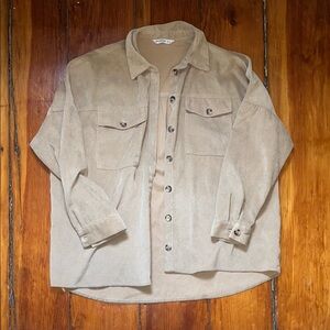 Tan Button-Up Jacket